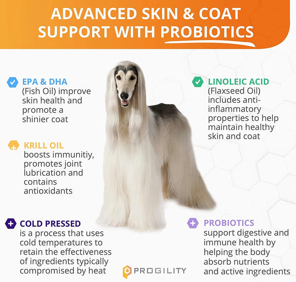 Dog skin and coat supplement best sale