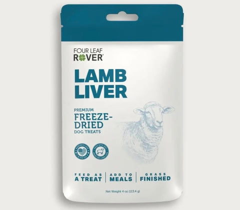 Four Leaf Rover Lamb Liver Treats