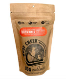 Woof Creek Ocean Bites and Duck Rabbit Blueberry Bites Treats