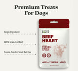 Four Leaf Rover Beef Heart Treats